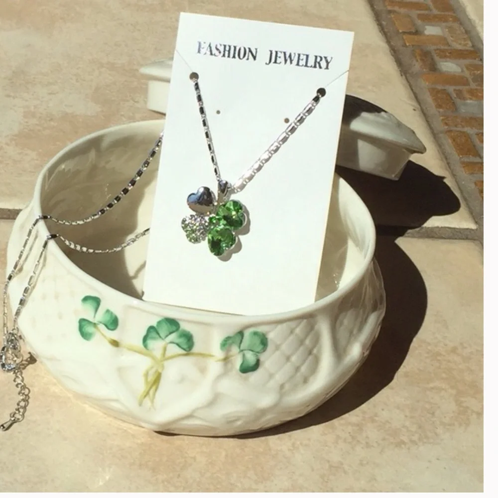 New Shamrock Pendant Necklace - Picture 3 of 3
